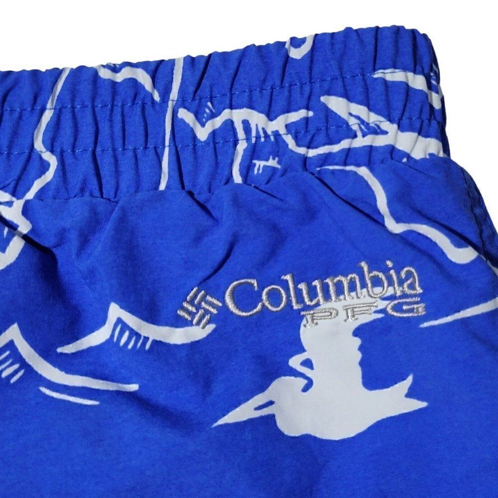 Columbia PFG Swim Trunks Boys Youth XL‎ 18/20 Super Backcast Shorts UPF 50 Lined - Picture 3 of 12